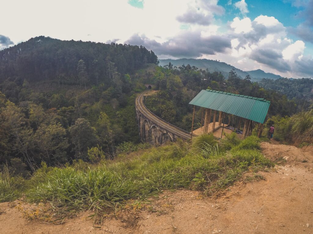 View of the Nine Arch Bridge in Ella (Sri Lanka)