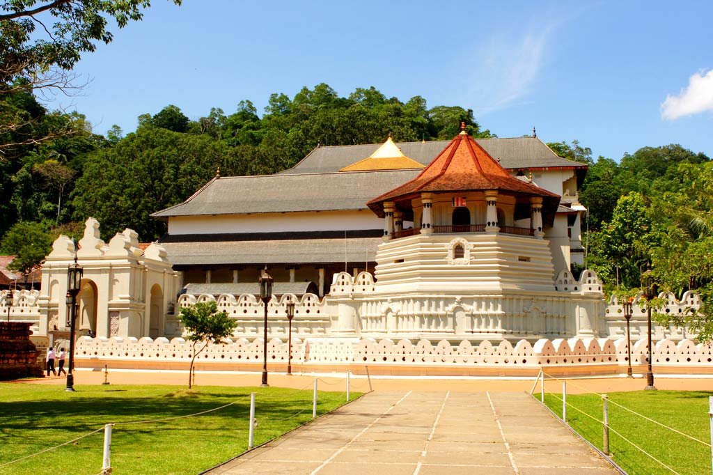 Temple of the Tooth Relic in Sri Lanka