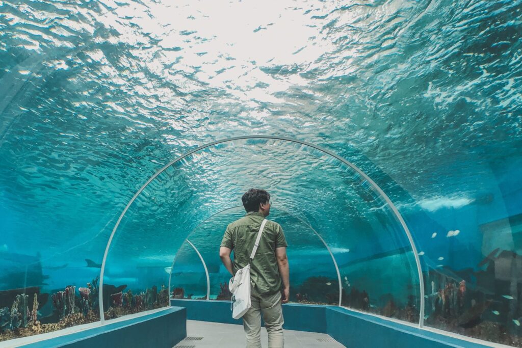 Manila Ocean Park Oceanarium in Manila, Philippines