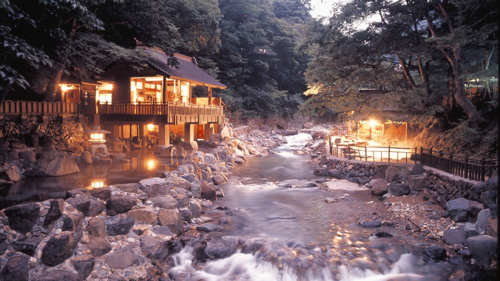 Famous Hot Springs in Japan