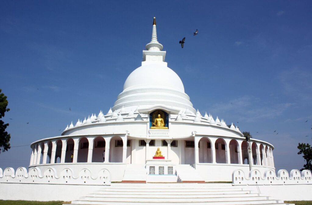 Japanese Peace Pagoda in Unawatuna, Sri Lanka