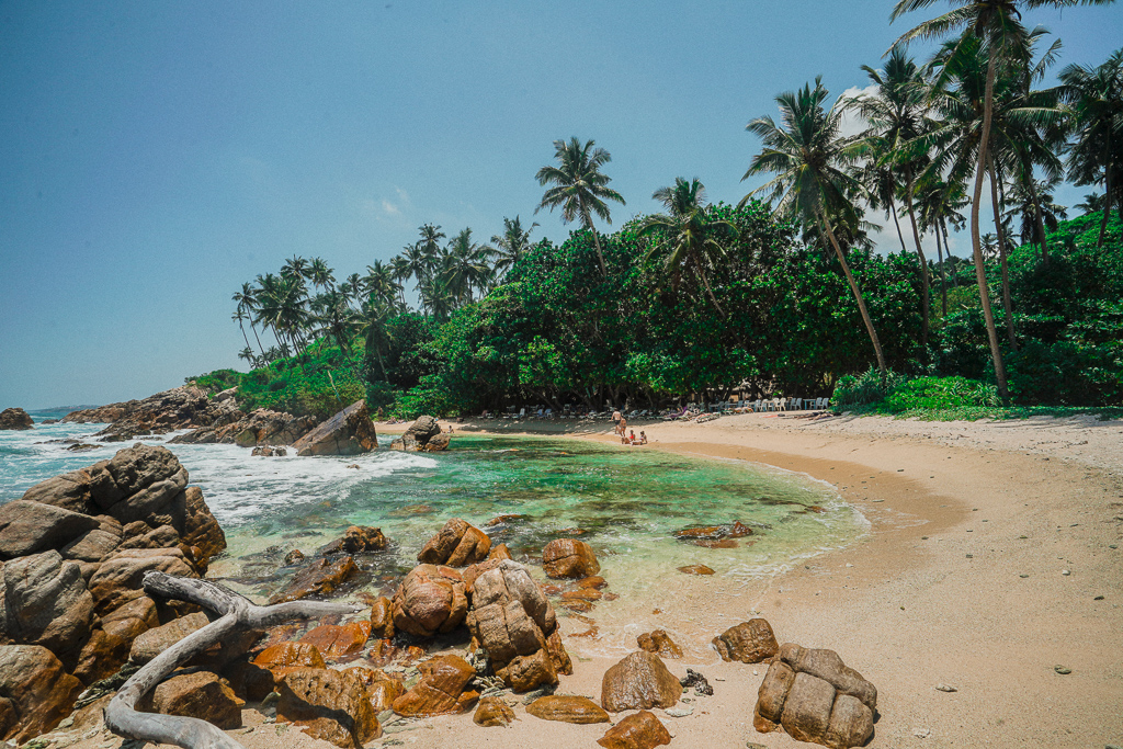 Mirissa beach in Sri Lanka
