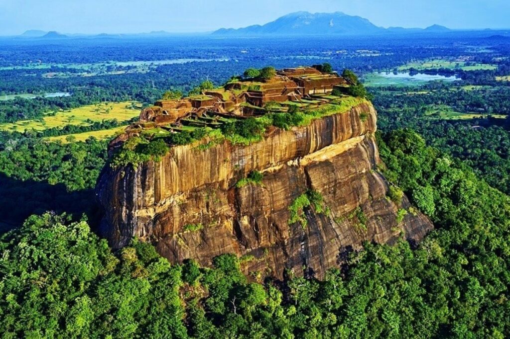 Lion Rock in Sri Lanka