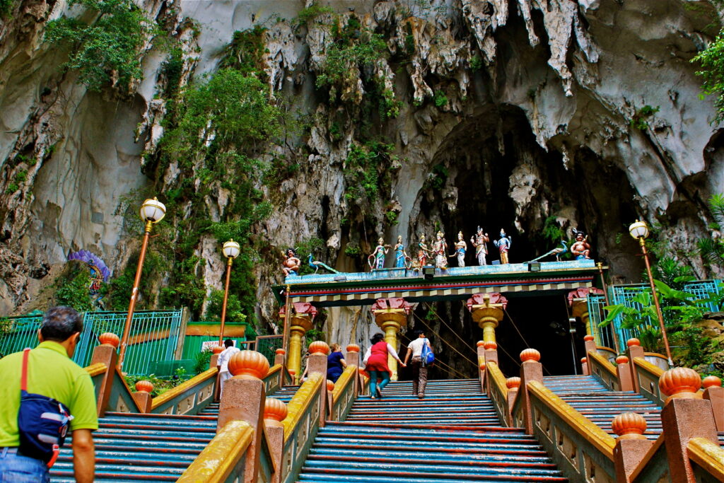 Entrance to the Batu Caves in Kuala Lumpur
