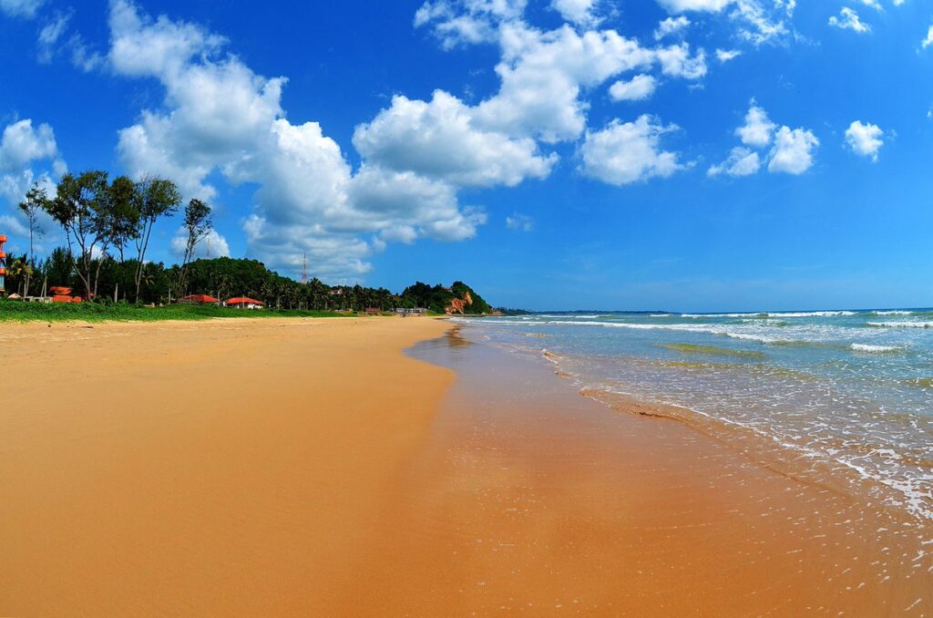 Sand on the beaches of Sri Lanka