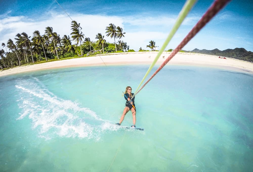 Surfing in Boracay, Philippines