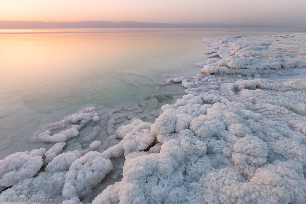 Water in the Dead Sea in Jordan