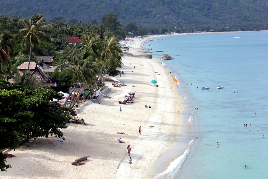 Lamai beach on Koh Samui