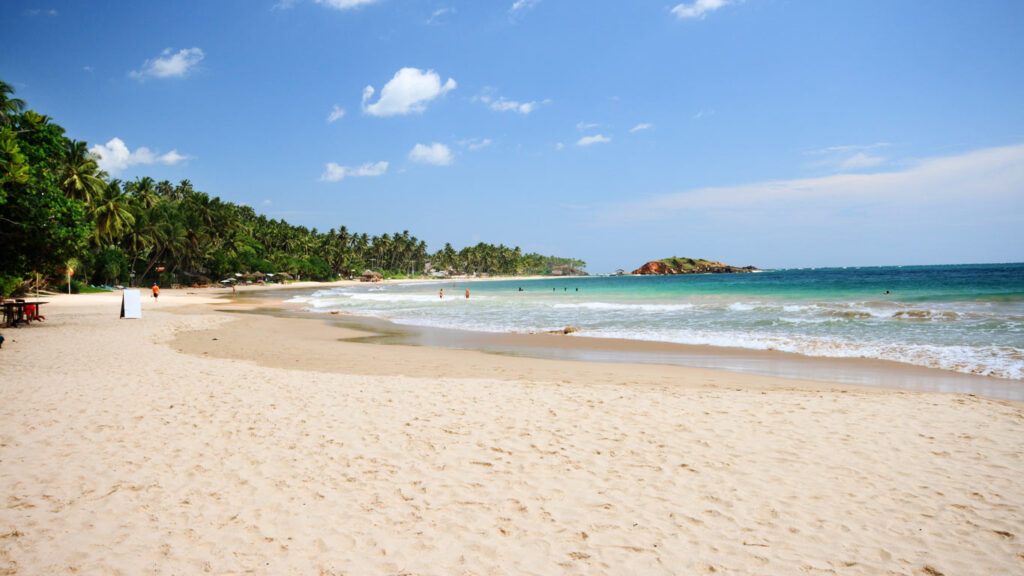 Mirissa beaches in Sri Lanka