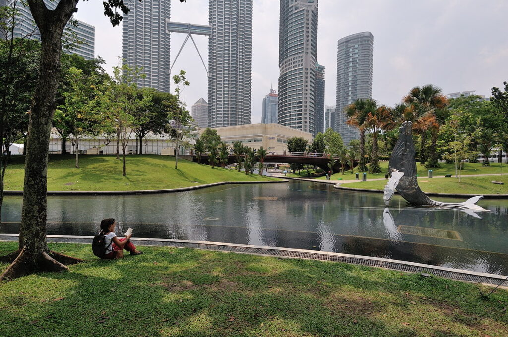 Central park in Kuala Lumpur