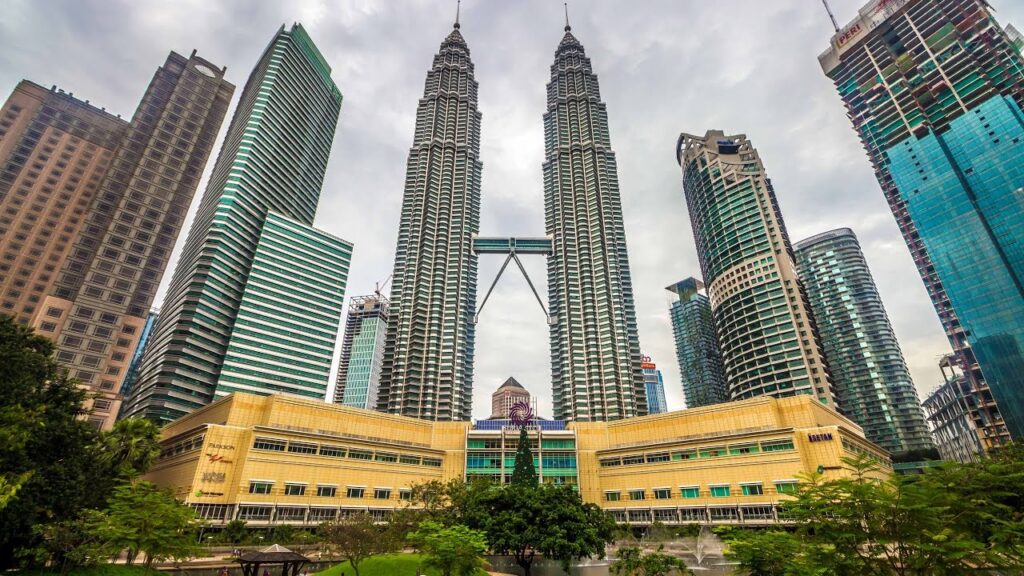Petronas Towers in Malaysia Capital