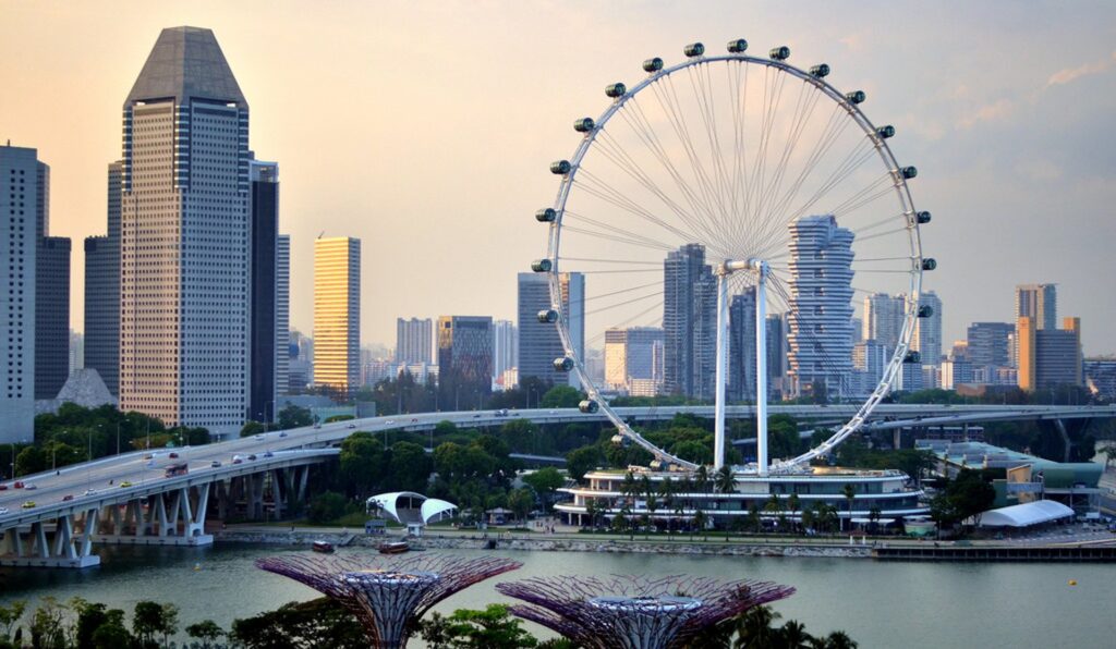 Колесо обозрения в Сингапуре