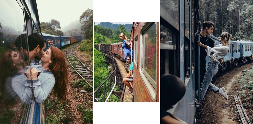 Фото из поезда на Шри-Ланке