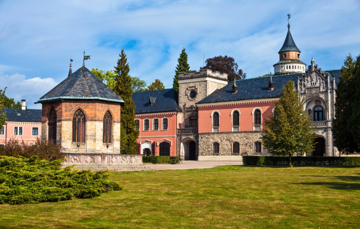 Sychrov Castle in the Czech Republic