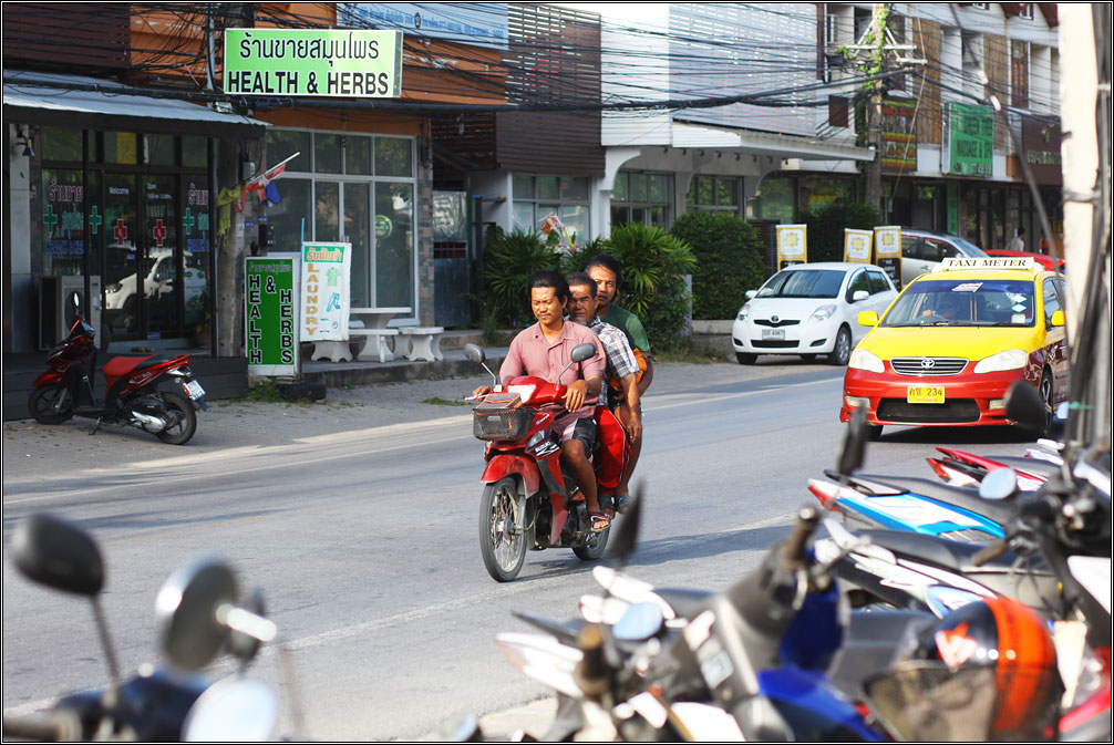 Cab for the tourist in Koh Samui