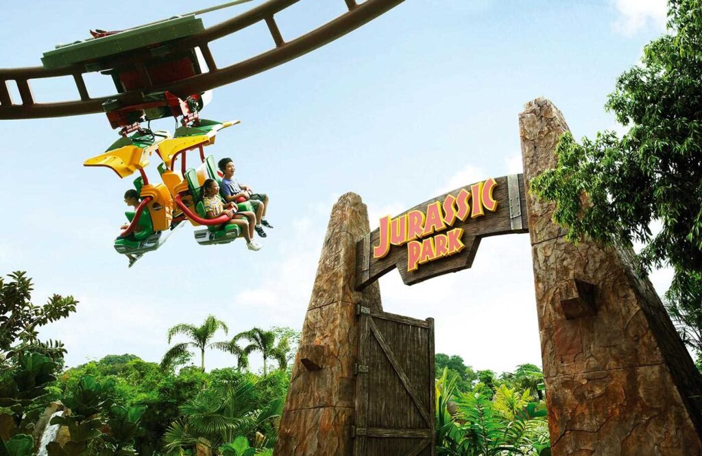 Attractions in Universal Studios Park in Singapore