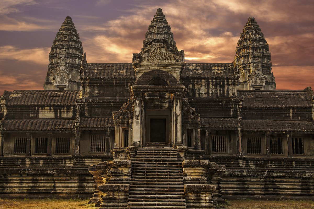 Ангкор Ват для туристов, Камбоджа
