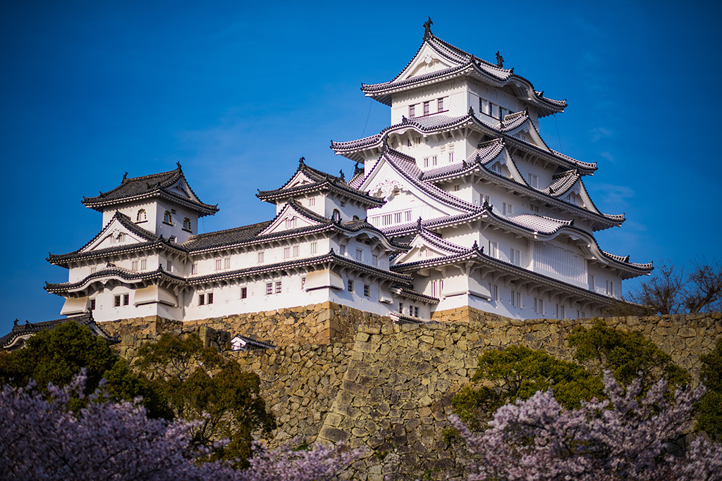 Замок Белой Цапли в Японии