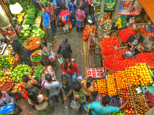Рынок в Порту Луи