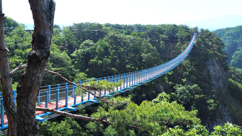 Подвесной мост в провинции Канвондо