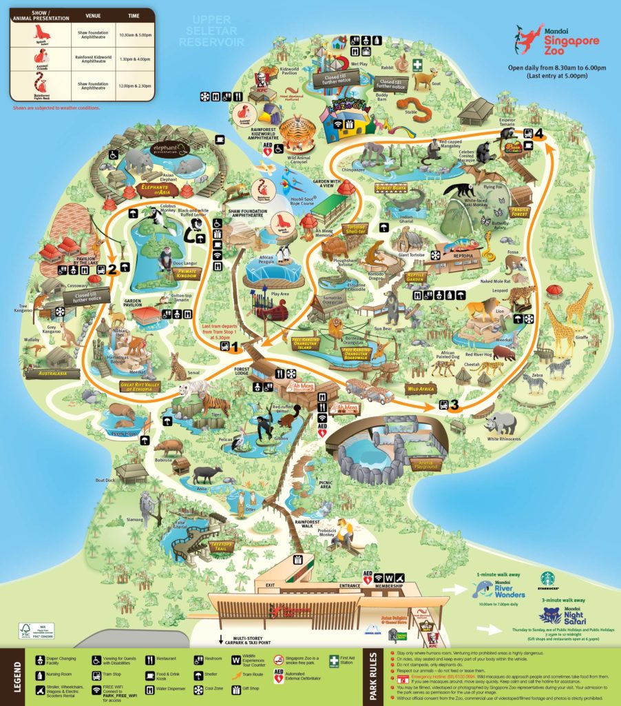 singapore zoo map animals        <h3 class=