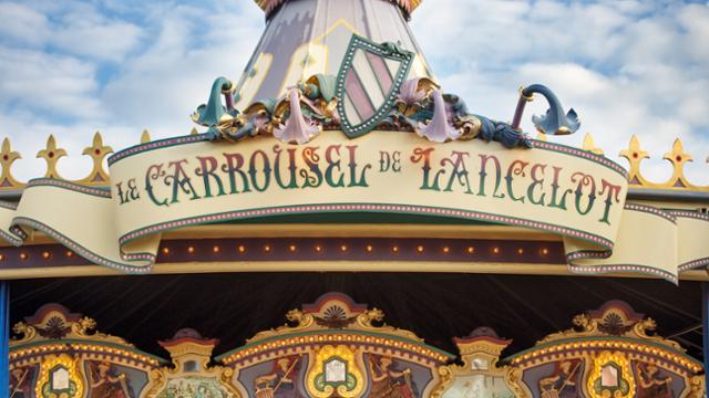 Carousel Lancelot Ride at Paris Disneyland