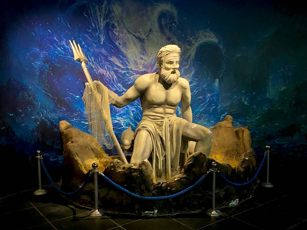 Antalya Aquarium, Poseidon at Entrance