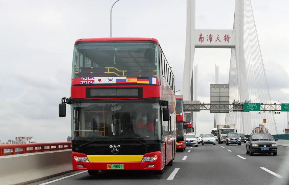 Экскурсионные автобусы в Шанхае