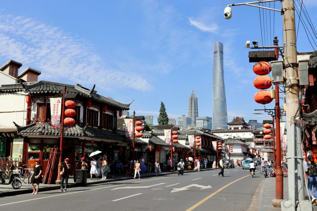 Старый город Наньши в Шанхае