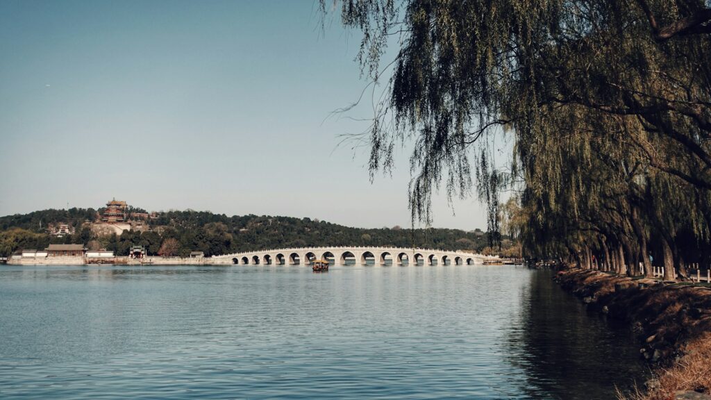 Мост в Летнем дворце в Пекине